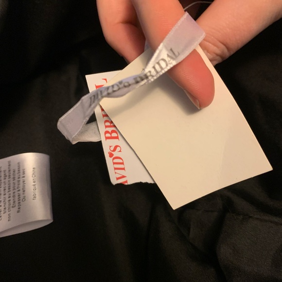 NWT Size 12 Black strapless dress (long) - Picture 8 of 8